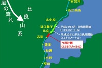 JR西日本、湖西線の強風対策を強化…防風柵延長と折返し設備新設 画像