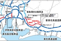 新東名 浜松いなさJCT~豊田東JCT間のICなどの名称が決定 画像