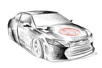 【SEMAショー14】サイオン のスポーツクーペ、tC …ヘビメタ仕様のカスタマイズを予告 画像