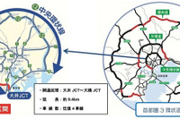首都高中央環状線、2015年3月に全線開通 画像