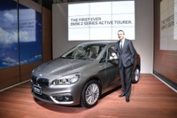 【BMW 2シリーズ アクティブ ツアラー 発表】ライバルは Bクラス、トゥーラン、国産勢も視野に…BMWジャパン社長 画像