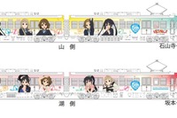京阪「けいおん!」ラッピング車が再登場…10月6日から 画像