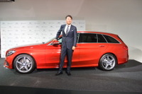 【メルセデスベンツ Cクラスワゴン 新型発表】上野社長「新しいパワートレーンを次々と導入」 画像
