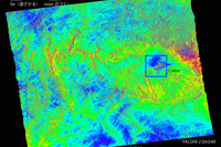 御嶽山、噴火前後で最大9cm変化…JAXA、差分干渉処理した画像を公開 画像