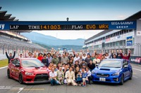ランエボ、WRX が富士スピードウェイを占拠…ワンメイクドライビングレッスン 画像