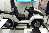 【CEATEC 14】走行中でもEV充電! TDKが実証実験結果を披露 画像