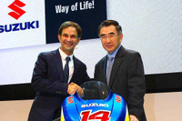 【インターモト14】スズキ、MotoGPチーム監督登場「市販車へのフィードバックも重要」 画像