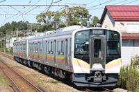 新潟地区の新型電車「E129系」、試運転始まる 画像