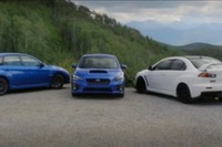 スバル WRX STI 新型、三菱 ランエボ と徹底比較［動画］ 画像