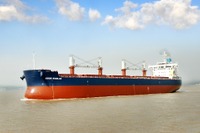 常石造船、中国グループ会社が5万7700MT型ばら積み貨物船「アギオス・ニコラス」を引き渡し 画像
