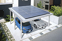 住友林業、カーポートへの太陽光発電システム搭載を提案 画像