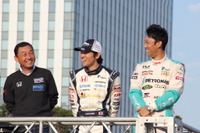 【モータースポーツジャパン 14】中嶋親子がお台場で共演! 一貴・大祐兄弟はフォーミュラカーの走りを披露 画像