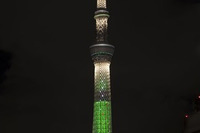 スカイツリー、連休中にクリスマス用特別ライティングを実施 画像