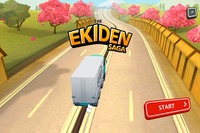 実在の社員も登場? UDトラックスがゲームアプリを自社製作…駅伝サガ 画像