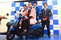【スズキ レッツ 新型発表】組み立ては日本、濱本社長「豊川工場製にこだわり」 画像