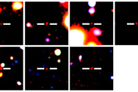 すばる望遠鏡の広視野カメラで宇宙初期に出現した銀河を発見 画像