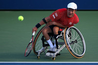 錦織圭選手のコーチ、マイケル・チャン…車いすテニス世界王者と夢対決 画像
