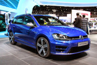 【ロサンゼルスモーターショー14】VW ゴルフ ヴァリアント 新型に300psの「R」…性能はハッチバックに匹敵 画像