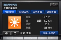 ウェザーニューズ、トヨタの「T-Connect」に気象情報をリアルタイム配信 画像