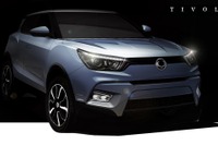 韓国サンヨンの新型BセグSUV、車名は「チボリ」…2015年発売へ 画像