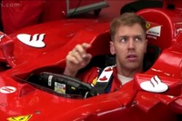 ベッテル選手、フェラーリ F1 で初仕事［動画］ 画像