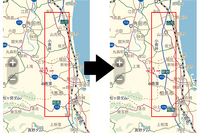 インクリメントP、MapFan＋オフライン用地図データを更新…常磐道の新規開通区間など 画像