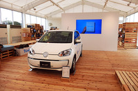 ［フォトレポート］最新の脳波測定システムを身に付けてVW e-up！を試乗してみた 画像