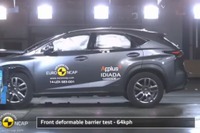 【ユーロNCAP】レクサス の新型SUV、NX に最高評価…衝撃をしっかり吸収［動画］ 画像