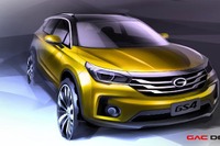 【デトロイトモーターショー15】中国の広州汽車、GS4 を予告…小型SUV 画像