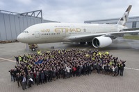 エティハド航空、初のエアバスA380を受領…VIP向け「ザ・レジデンス」を装備 画像