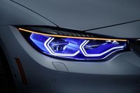 【CES15】BMW M4 に最新レーザーライト技術投入…ナビ連携で照射を調整 画像