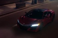 ホンダ NSX 新型、公式映像…夜の都市を駆ける［動画］ 画像