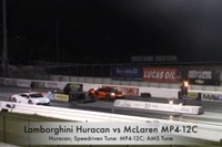 ランボルギーニ ウラカン、マクラーレン MP4‐12C と加速競争［動画］ 画像