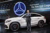 【デトロイトモーターショー15】メルセデス GLE クーペに頂点「AMG 63」…性能 BMW X6M と互角 画像