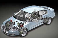 【VW パサート 新型日本発表】前ストラット、後マルチリンク 画像