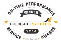 JAL、定時到着率がアジア・パシフィックの航空会社でトップ…2014年 画像