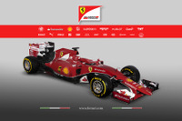 【F1】フェラーリ、新マシン『SF15-T』発表…新加入ベッテルも赤のスーツで 画像