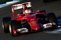 【F1】ヘレス合同テスト初日はフェラーリのベッテルがトップ…マクラーレン・ホンダも走行 画像