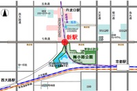 JR西日本、嵯峨野線京都~丹波口間に新駅整備…2019年春開業へ 画像