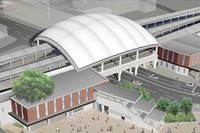 阪神甲子園駅、上り線ホーム2月21日に拡幅 画像