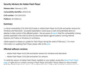 「Adobe Flash Player」に、PCを乗っ取られる可能性…アドビ認める 画像