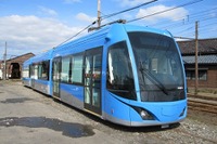 福井鉄道、超低床電車「FUKURAM」増備…車体はブルー 画像
