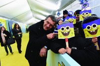 「スポンジ・ボブ」プレミア上映会は、異例の“イエローカーペット” 画像