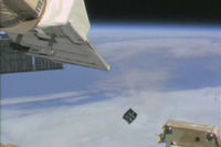 ISS「きぼう」日本実験棟から超小型衛星を放出…ブラジル宇宙機関が開発 画像
