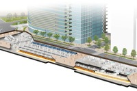 阪神、梅田駅の改良工事に着手…ホーム幅を拡大 画像