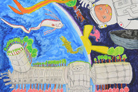 GSユアサ、小学生ECO絵画コンクールの入賞作品を発表…全国から1059作品の応募 画像