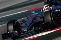 【F1】王者ハミルトンがトップ、メルセデス勢が本領発揮か…バルセロナ最終テスト3日目 画像