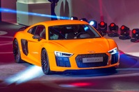 【ジュネーブモーターショー15】アウディ R8 新型、初公開…「V10プラス」はアウディ史上最速 画像