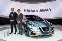 【ジュネーブモーターショー15】日産 スウェイ 初公開… 次世代欧州ハッチバック提示 画像
