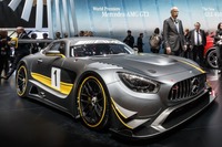 【ジュネーブモーターショー15】メルセデス-AMG GT にレーサー「GT3」…市販車と異なる6.2リットルV8搭載 画像